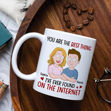 Load image into Gallery viewer, Personalized Cartoon Couple Mug | Unique Valentine’s Day Gifts for Partners Coffee Mug PopCulturePrints