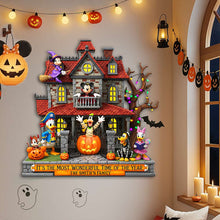Load image into Gallery viewer, It's the Most Wonderful Time of the Year - Personalized Happy Halloween Haunted Place Wood Sign Wood Sign PopCulturePrints