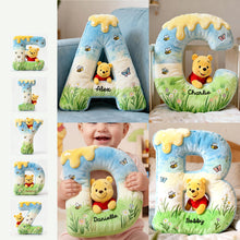 Load image into Gallery viewer, Personalized Cute Initial Letter Pillow - A Unique Gift for Kids Pillow PopCulturePrints