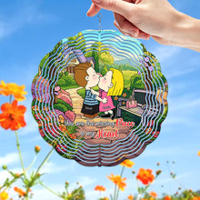 Load image into Gallery viewer, Personalized 3D Wind Spinner - Missing Piece Heart Gift for Couples Ornament PopCulturePrints