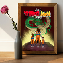 Load image into Gallery viewer, Best Dragon Mom Ever Personalized Canvas Print Poster & Canvas PopCulturePrints