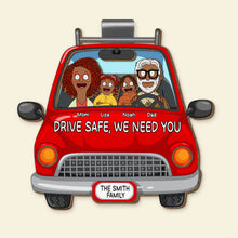 Load image into Gallery viewer, Drive Safe, We Need You - Personalized Family Car Visor Clip Caps PopCulturePrints