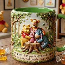 Load image into Gallery viewer, You're Braver Than You Believe - Heartwarming Friends Coffee Mug - Personalized Gift Coffee Mug PopCulturePrints