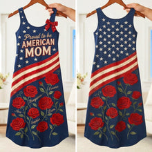 Load image into Gallery viewer, "Celebrate Your Pride as a Mom" - Proud Mom Maxi Dress - Personalized Gift for Mom, Grandma, and Loved Ones Dress PopCulturePrints