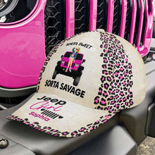 Load image into Gallery viewer, Personalized Jeep Girl Cap - Sorta Sweet Sorta Savage Caps PopCulturePrints