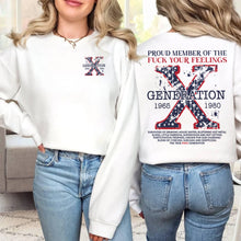 Load image into Gallery viewer, Generation X Statement Hoodie - Proud Gen X Member Shirts PopCulturePrints
