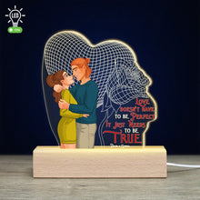 Load image into Gallery viewer, Personalized 3D LED Light - Perfect Love Keepsake for Couples Led Night Light PopCulturePrints
