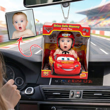 Load image into Gallery viewer, Drive Safe Mommy, I Love You - Custom Photo Car Ornament for Mom and Grandma Ornament PopCulturePrints