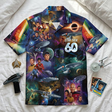 Load image into Gallery viewer, Celebrate 60 Years of Adventure with Our Cosmic Voyagers Hawaiian Shirt - Personalized Gift for Star Trek Fans Hawaiian Shirts PopCulturePrints