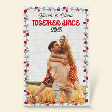 Load image into Gallery viewer, Personalized Together Since Couple Puzzle Building Blocks PopCulturePrints