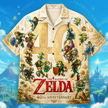 Load image into Gallery viewer, Celebrate 40 Years of Adventure - Personalized Legendary Adventure Hawaiian Shirt Hawaiian Shirts PopCulturePrints