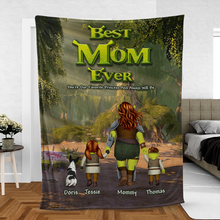 Load image into Gallery viewer, "You're Our Favorite Princess And Always Will Be" - Personalized Blanket for Mom - Perfect Gift for Moms, Grandmas, and Special Women Blanket PopCulturePrints