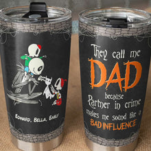 Load image into Gallery viewer, Personalized 'Partner in Crime' Mom Tumbler Gift Tumbler Cup PopCulturePrints