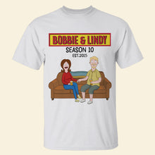 Load image into Gallery viewer, "Together Since 2015" - Personalized Couple Shirt for Bobbie & Lindy Shirts PopCulturePrints
