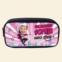 Load image into Gallery viewer, “Be Your Own Hero” - Personalized Hero Adventure Pencil Case - Custom Gift for Kids Pencil Case PopCulturePrints