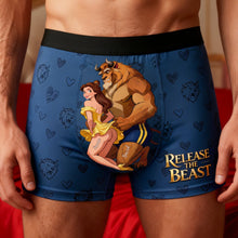 Load image into Gallery viewer, Release the Beast - Personalized Boxer Shorts for Him Boxer Briefs PopCulturePrints