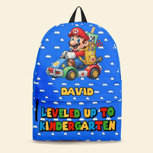 Load image into Gallery viewer, Level Up Backpack – Personalized Gifts for Kids Backpack PopCulturePrints