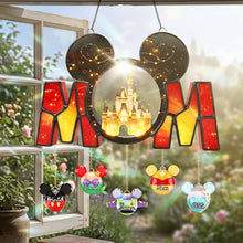 Load image into Gallery viewer, “Illuminate Mom's Day with a Touch of Magic” - Magic Castle Acrylic Suncatcher - Personalized Gift For Mom and Grandma Ornament PopCulturePrints