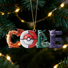 Load image into Gallery viewer, Adventure Awaits with Personalized Adventure Alphabet Custom Name Ornament - Unique Gifts for Everyone Ornament PopCulturePrints