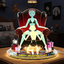 Load image into Gallery viewer, Celebrate Your Love with Our Playful Skeleton Couple Light Box - Personalized Gift for Couples Light Box PopCulturePrints