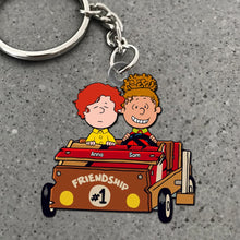 Load image into Gallery viewer, Personalized Friendship Keychain - Celebrate Your Best Friends Keychains PopCulturePrints