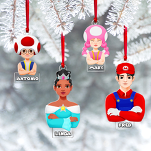 Load image into Gallery viewer, Custom Movie Lover Princess Christmas Ornament Ornament PopCulturePrints