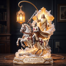 Load image into Gallery viewer, Knight Templar Be A Warrior Acrylic Light Box - Personalized Gifts For Christian 02patn140726 Light Box PopCulturePrints
