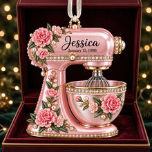 Load image into Gallery viewer, Birth Month Flower Baking Mixer Ornament - Personalized Christmas Gifts For Baking Lovers 02qhdt120926 Ornament PopCulturePrints