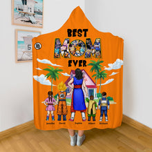 Load image into Gallery viewer, Dragon Heroes Personalized Hoodie Blanket for Moms Blanket PopCulturePrints