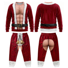 Load image into Gallery viewer, “Be the Life of the Party” - Funny Santa Set Sweatshirt & Sweatpants - Personalized Gifts for Christmas AOP Products PopCulturePrints