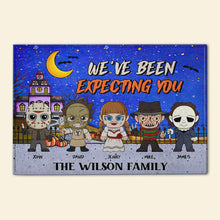 Load image into Gallery viewer, Personalized Spooky Family Halloween Doormat Doormat PopCulturePrints