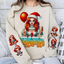Load image into Gallery viewer, Custom Christmas Sweatshirt for Mom - Quirky Holiday Design AOP Products PopCulturePrints