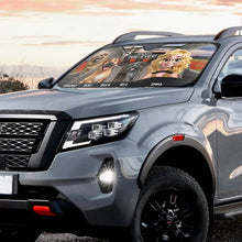 Load image into Gallery viewer, "Friends Fur-ever" - Personalized Auto Sunshade for Dog Lovers - Perfect Gift for Mom and Grandma Auto Sunshade PopCulturePrints