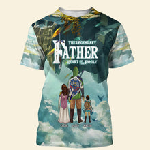 Load image into Gallery viewer, Legendary Dad 3D Shirt - Personalized Family Adventure AOP Products PopCulturePrints