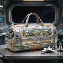 Load image into Gallery viewer, “Not All Heroes Wear Capes” - Personalized Duffle Bag for Dads, Grandpas & More Quilted Duffle Bag PopCulturePrints