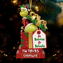 Load image into Gallery viewer, I'm Yours Ornament - A Personalized Gift for Couples Ornament PopCulturePrints