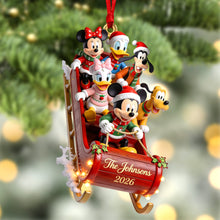 Load image into Gallery viewer, "Celebrate Togetherness!" - Personalized Childhood Christmas Ornament - Unique Gift for Families, Friends, and Kids