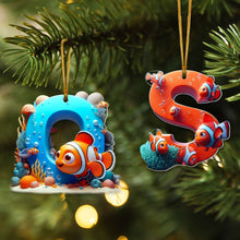 Load image into Gallery viewer, Personalized Movie Lover Christmas Ornaments - Custom Alphabet Letters Ornament PopCulturePrints