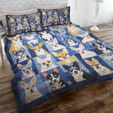 Load image into Gallery viewer, Chihuahua Lover's Christmas Quilt Bed Set - Delightful Dog Gifts Blanket PopCulturePrints