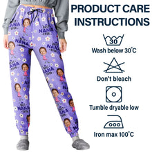 Load image into Gallery viewer, Custom Photo Best Mom & Grandma Ever Pajama Pants - Personalized Gift for Moms, Grandmas & Special Occasions Pajama Pants PopCulturePrints