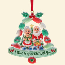 Load image into Gallery viewer, I Want To Grow Old With You - Personalized Mischievous Old Couple Acrylic Ornament - Unique Gifts for Couples