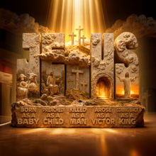 Load image into Gallery viewer, Praise The Lord Jesus Christ Light Box - A Personalized Easter Gift For Christians Light Box PopCulturePrints