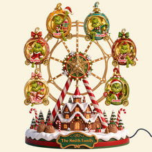 Load image into Gallery viewer, “Celebrate the Joy of Family!” - Kids Ferris Wheel Christmas Acrylic Light Box - Personalized Gift for Everyone