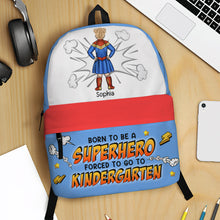 Load image into Gallery viewer, Superhero in Training: Personalized Kindergarten Backpack Backpack PopCulturePrints
