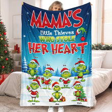 Load image into Gallery viewer, Personalized Christmas Blanket for Grandparents - Heartwarming Family Gift Blanket PopCulturePrints