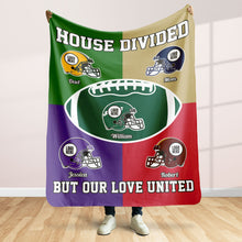 Load image into Gallery viewer, Custom Family Blanket for American Football Lovers Blanket PopCulturePrints