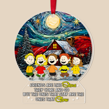 Load image into Gallery viewer, Personalized Christmas Star Friends Acrylic Ornament Ornament PopCulturePrints