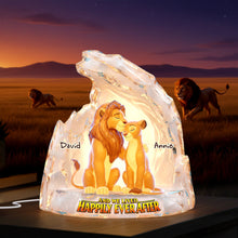 Load image into Gallery viewer, Happily Ever After - Personalized Couple Gift Lamp Light Box PopCulturePrints