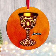 Load image into Gallery viewer, Customized Book Lover Christmas Ornament - Festive Edition Ornament PopCulturePrints