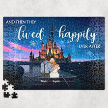 Load image into Gallery viewer, Personalized Romantic Jigsaw Puzzle for Couples - Happily Ever After | Valentine's Day Gifts Wood Sign PopCulturePrints